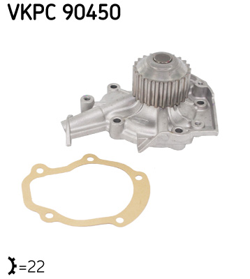 Pompă de apă, răcire motor VKPC 90450 SKF